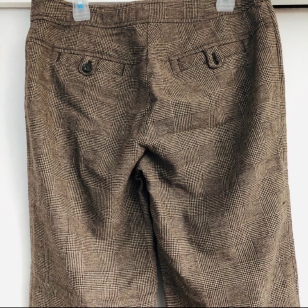 Finn Flare Vintage 90's Wool Plaid Pant Trousers Size: US L | Vintage - Picture 5 of 7